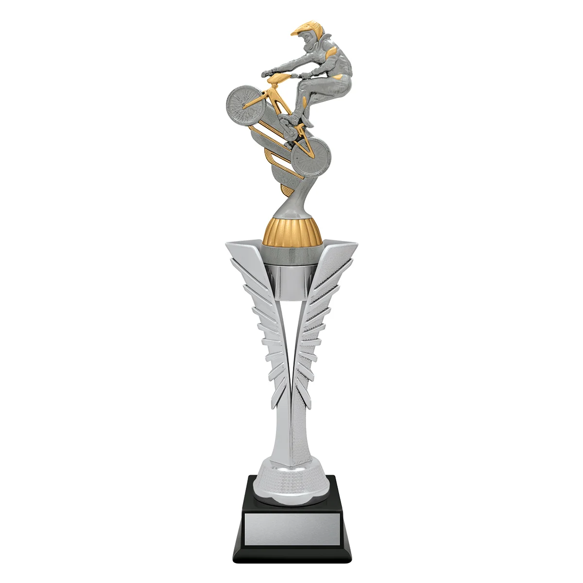 Silver spear - bmx with plastic construction