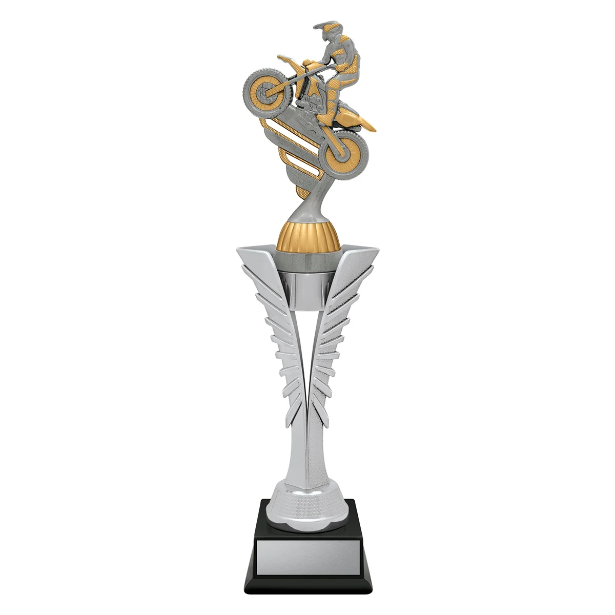 sr268a-silver Silver spear - motocross with plastic construction