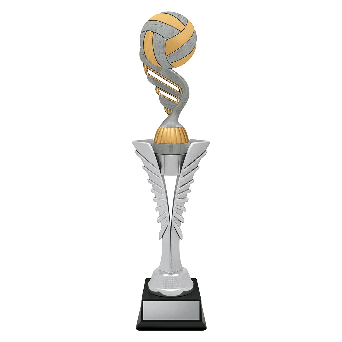 sr227a-silver Silver spear - volleyball with plastic construction