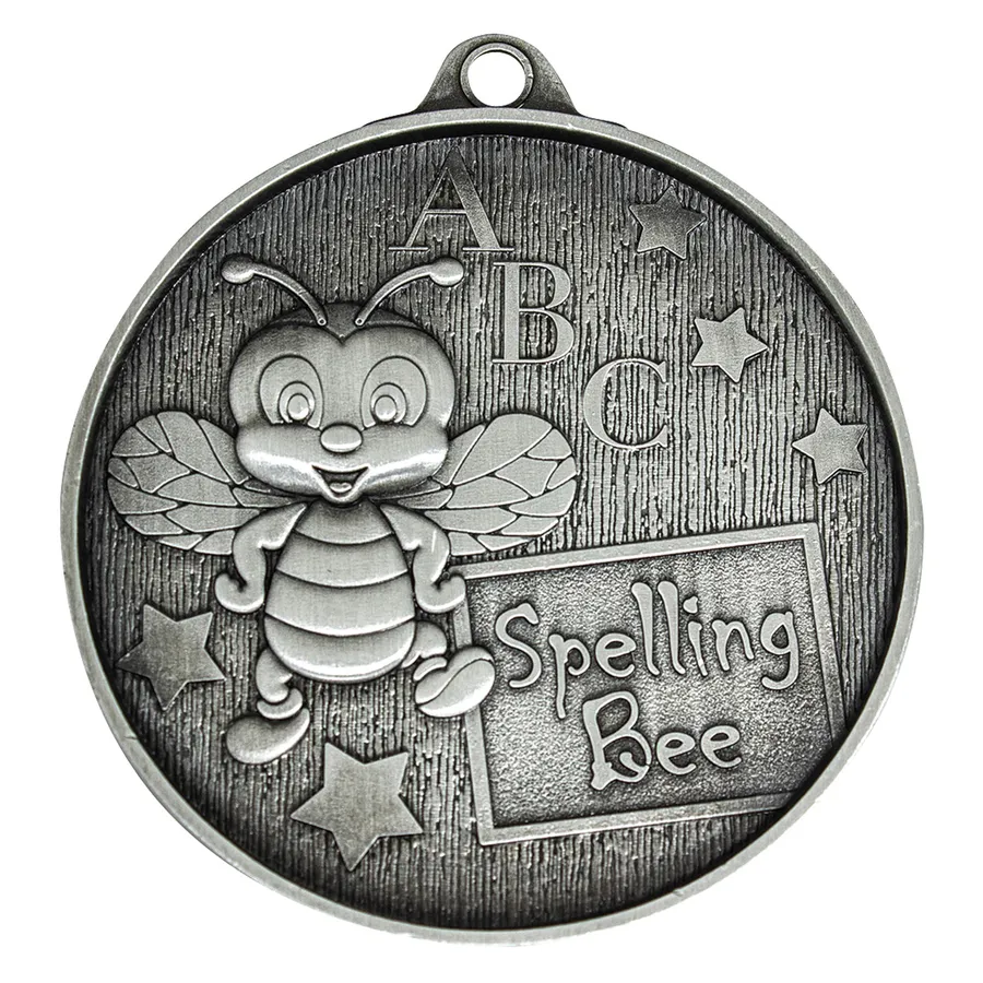 mc378s-silver Silver spelling bee marvel with metal construction