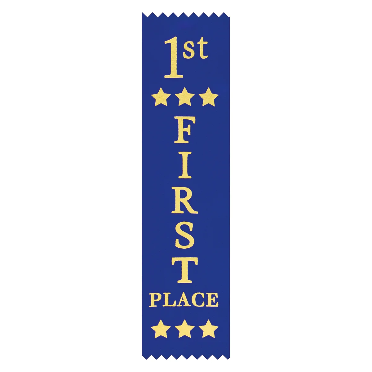 rt21-blue Blue star ribbon - first place with ribbon construction