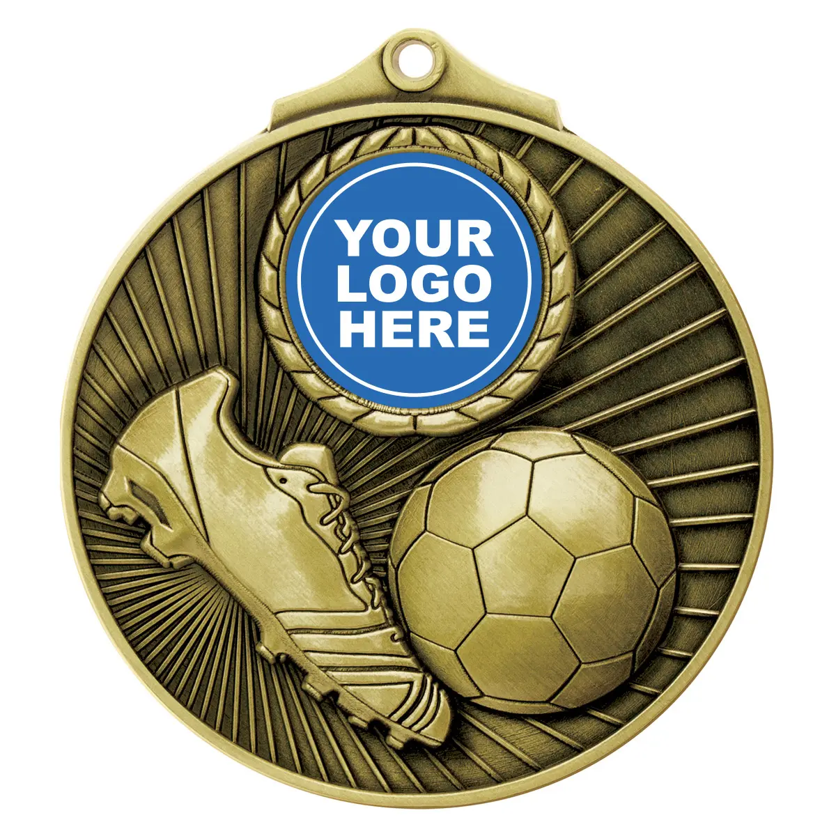 mz180g-gold Gold summit medal with metal construction
