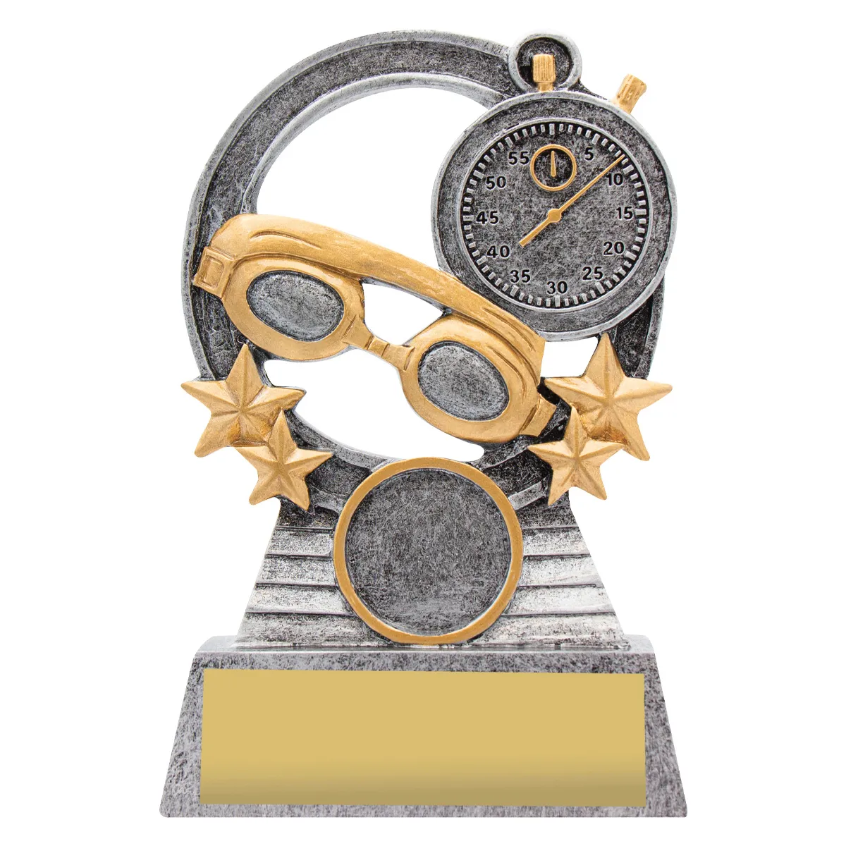 a1930a-silver Silver swim comet with resin construction