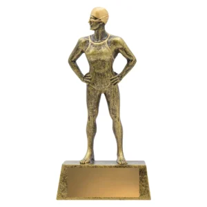Gold swim female hero with resin construction