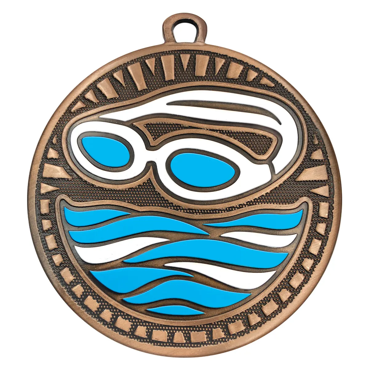 ms702b-bronze Bronze swim spark with metal construction