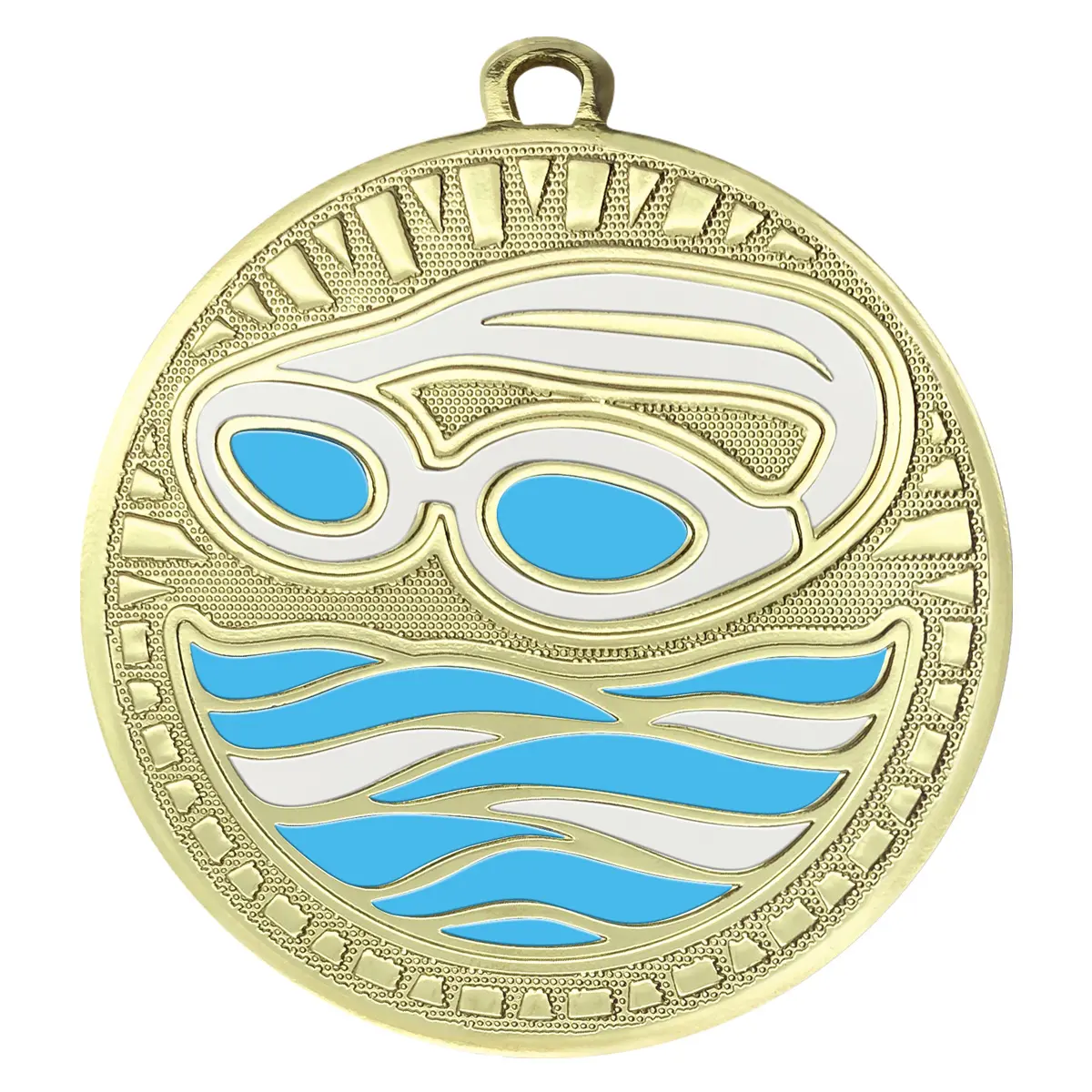 ms702g-shiny-gold Shiny gold swim spark with metal construction