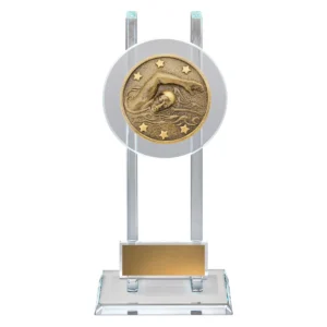 Gold swim spartan glass with glass construction