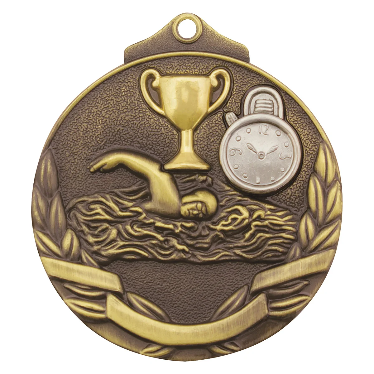 mt902g-gold Gold swim two tone with metal construction