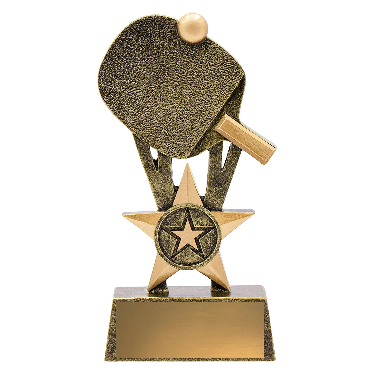 a1262a-gold Gold table tennis pinnacle with resin construction