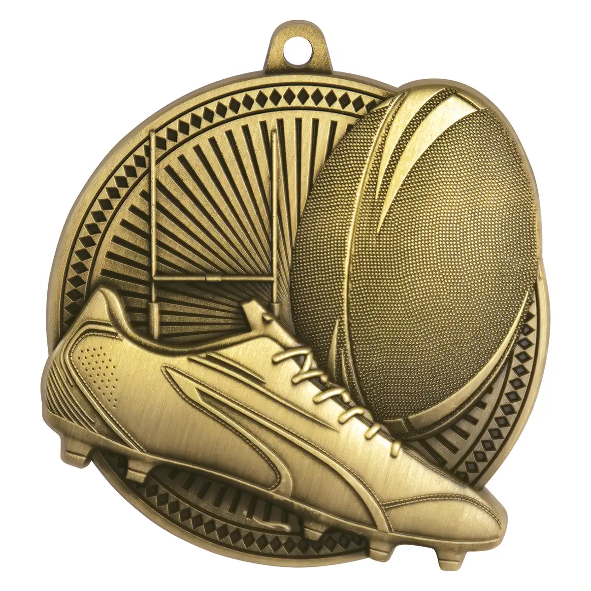 mp813g-gold Gold tempo medal with metal construction