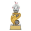 ur52a-silver Silver tenpin flame with resin construction