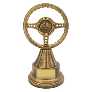 Gold the wheel with resin construction
