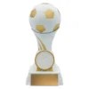 35080a-white White ultra - white & gold with resin construction