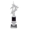 d5222b-black Black vegas - star riser with plastic / marble construction