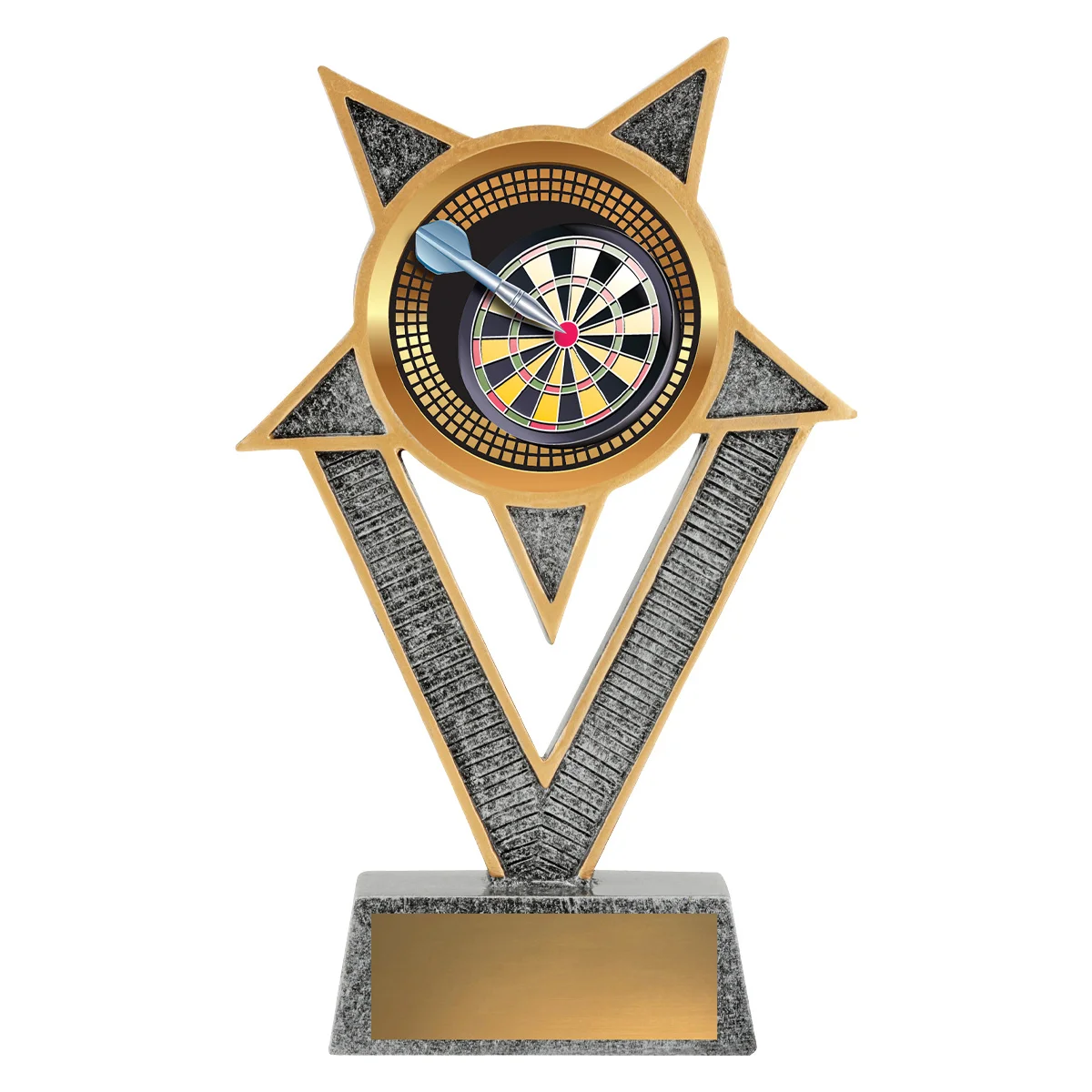 ven38a-silver Silver ventura - darts with resin construction