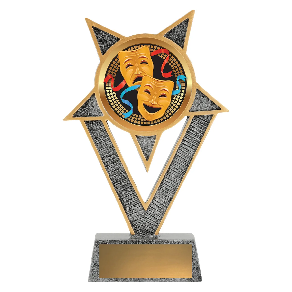 ven94a-silver Silver ventura - drama with resin construction