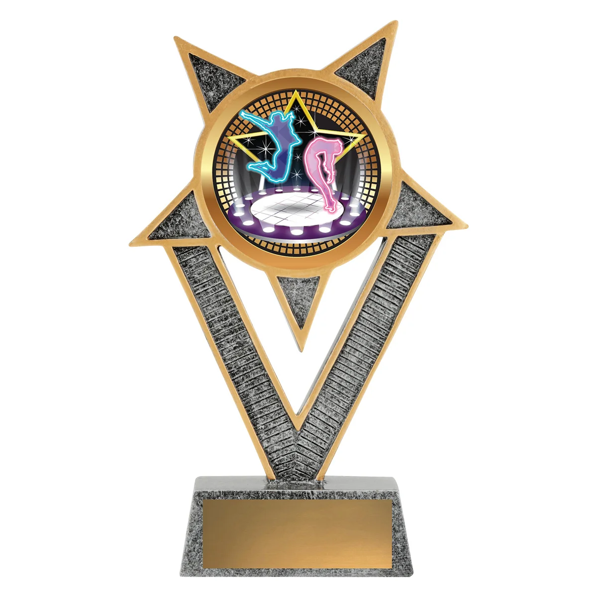 ven32a-silver Silver ventura - silhouette with resin construction