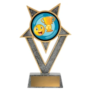 Silver ventura - smiley cup with resin construction