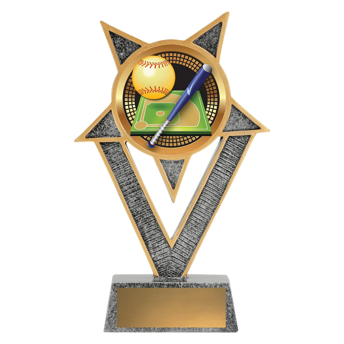 ven75a-silver Silver ventura - softball with resin construction