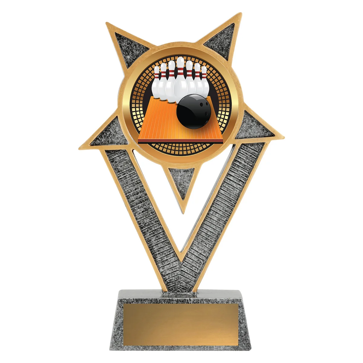 ven52a-silver Silver ventura - tenpin with resin construction