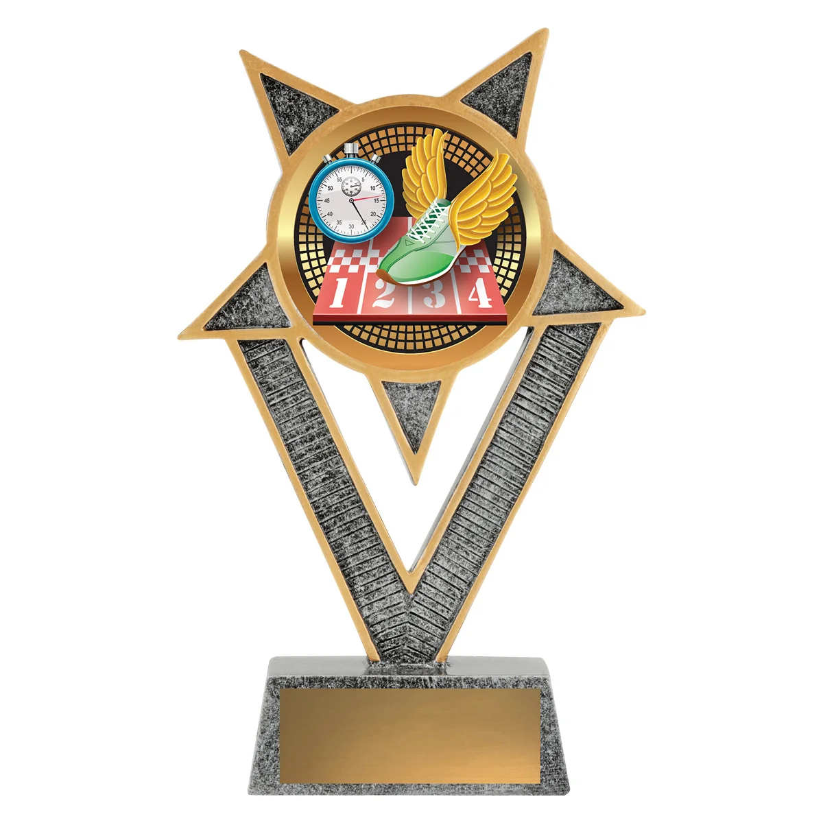 ven47a-silver Silver ventura - track with resin construction