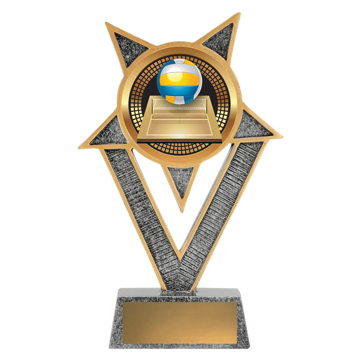 ven27a-silver Silver ventura - volleyball with resin construction