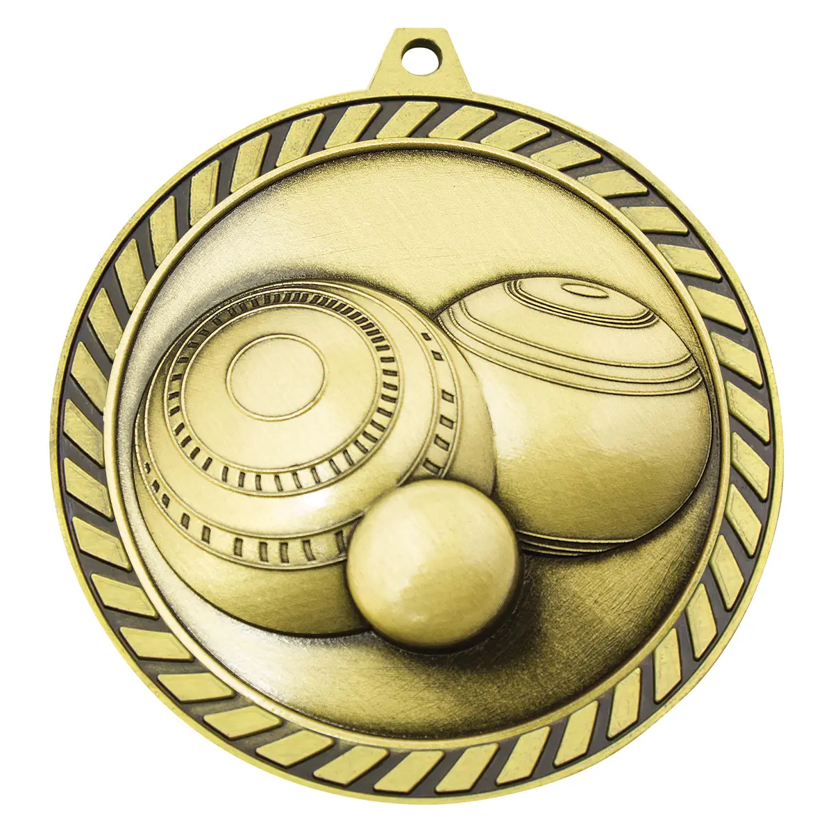 Gold venture medal bowls with metal construction