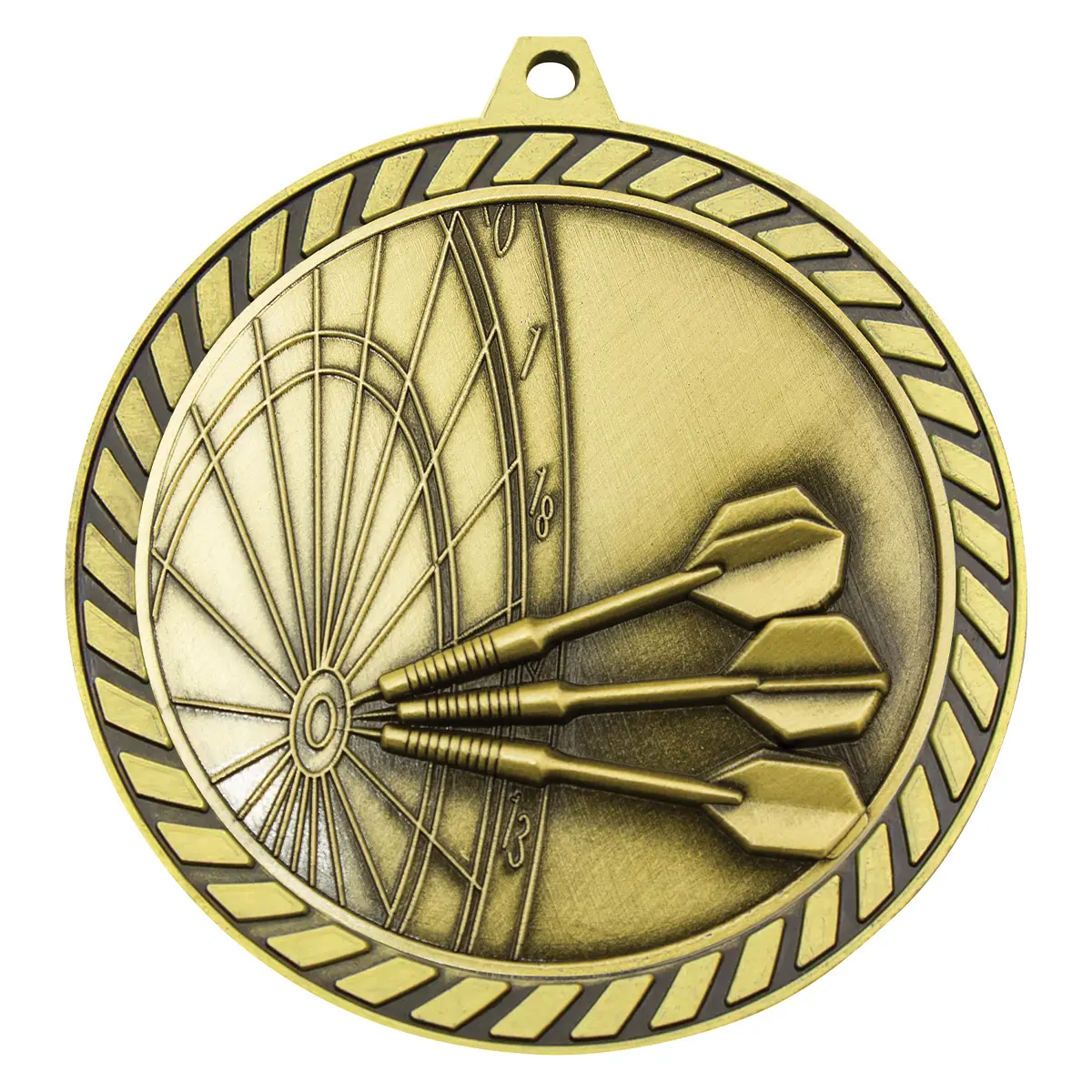 mmv638g-gold Gold venture medal darts with metal construction