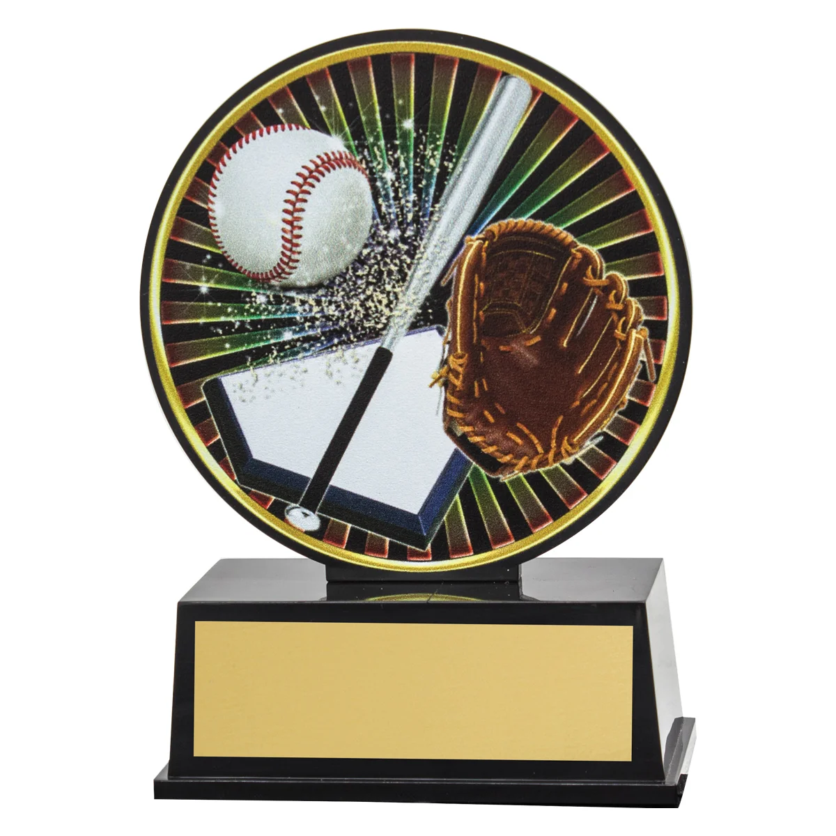 Black vibe baseball with plastic construction