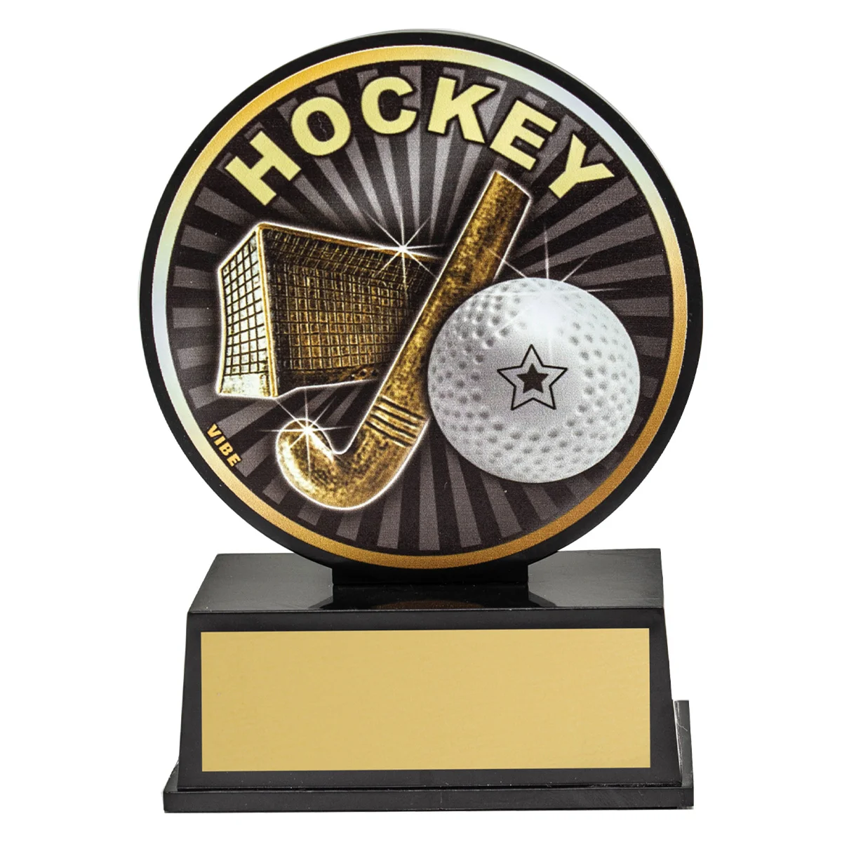 Black vibe hockey with plastic construction