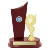s5093-rosewood Rosewood vintage crest with plastic / timber construction