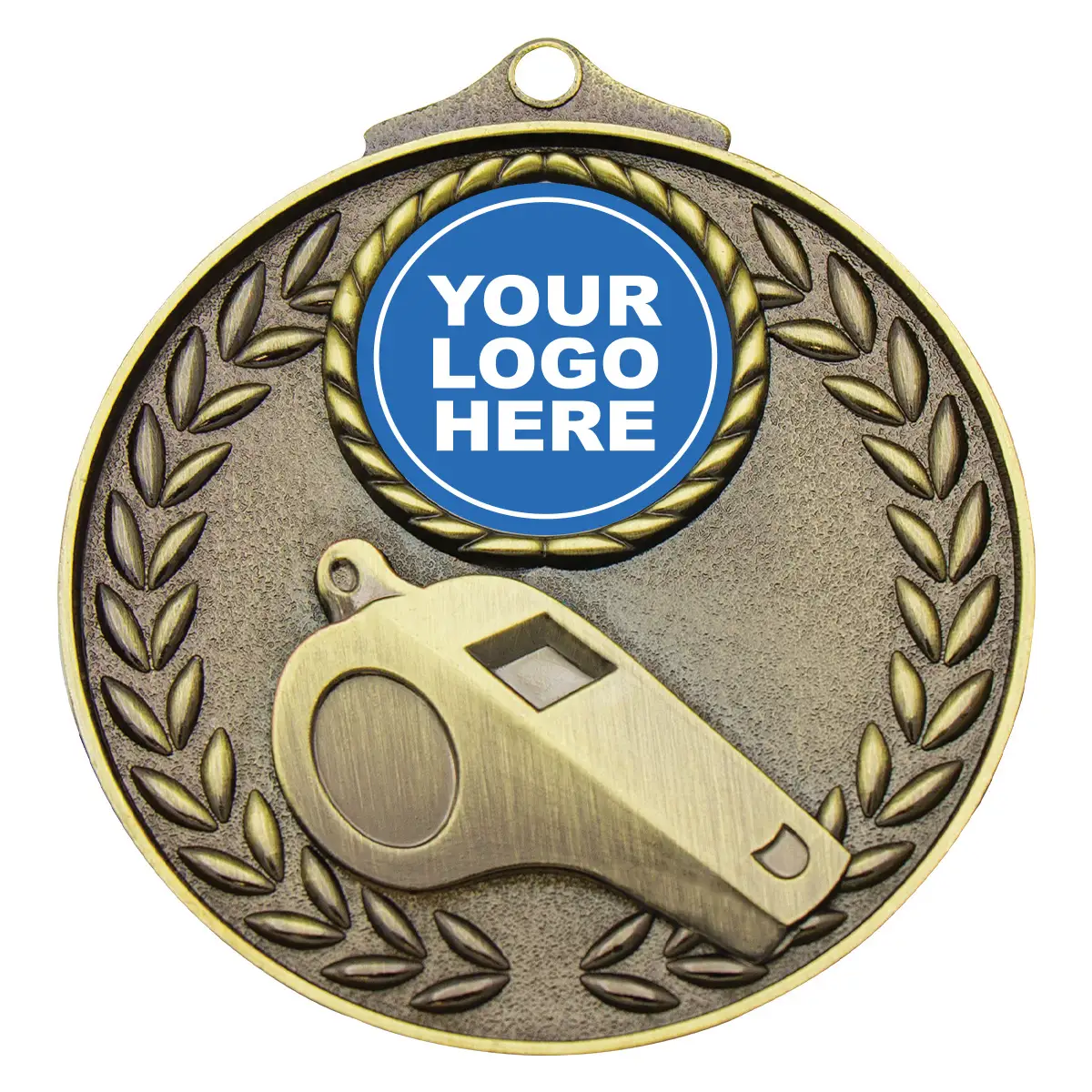 mv742g-gold Gold vintage medal with metal construction