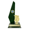 tim35a-green Green vintage starboard with plastic / timber construction