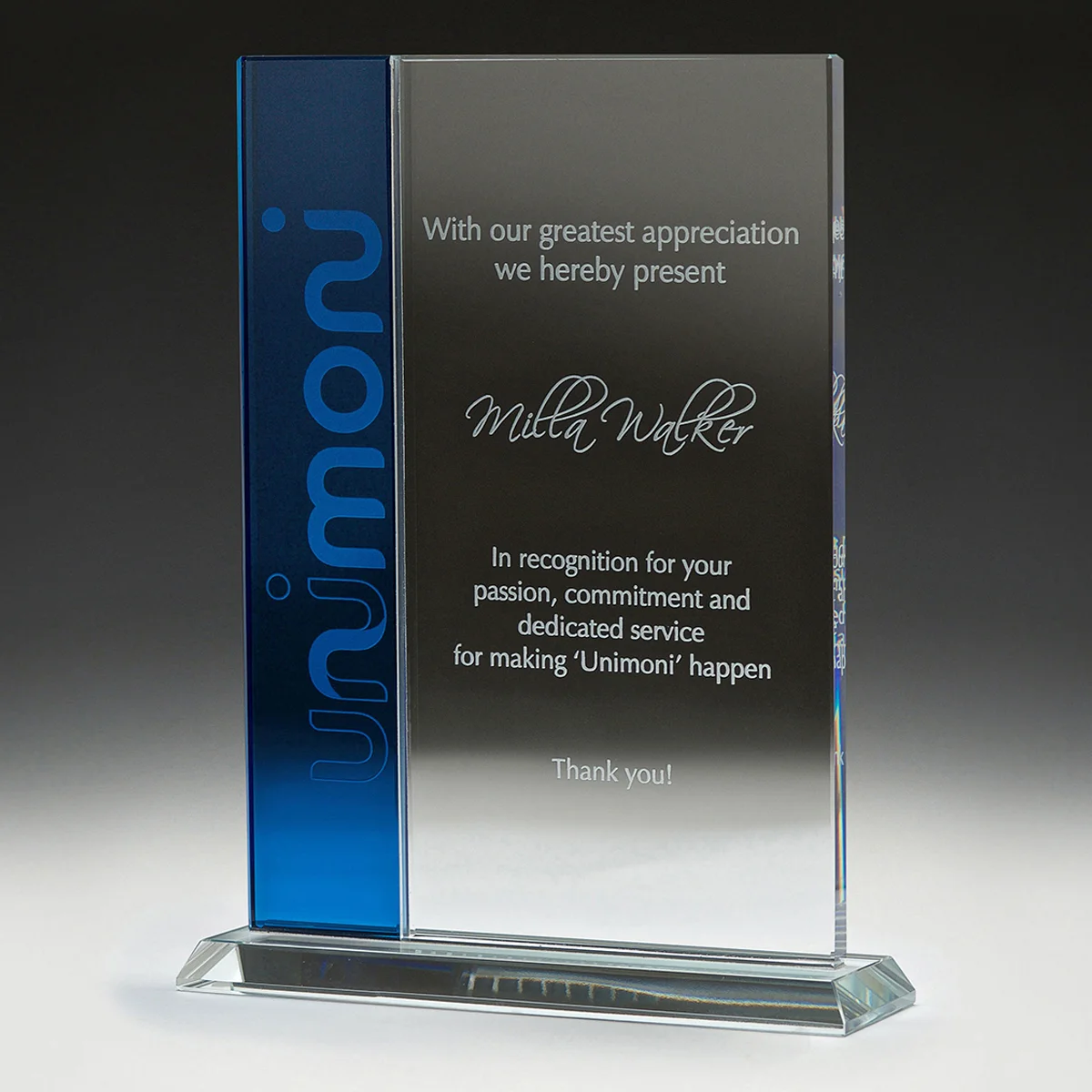 gb381s-blue-grey-bg Blue vision glass with glass construction