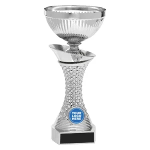 Silver vogue tower cup with plastic / metal construction