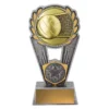 pls127a-silver-and-gold Silver & gold volleyball polaris with resin / metal construction
