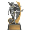 a3187b-silver Silver warrior - female with resin construction
