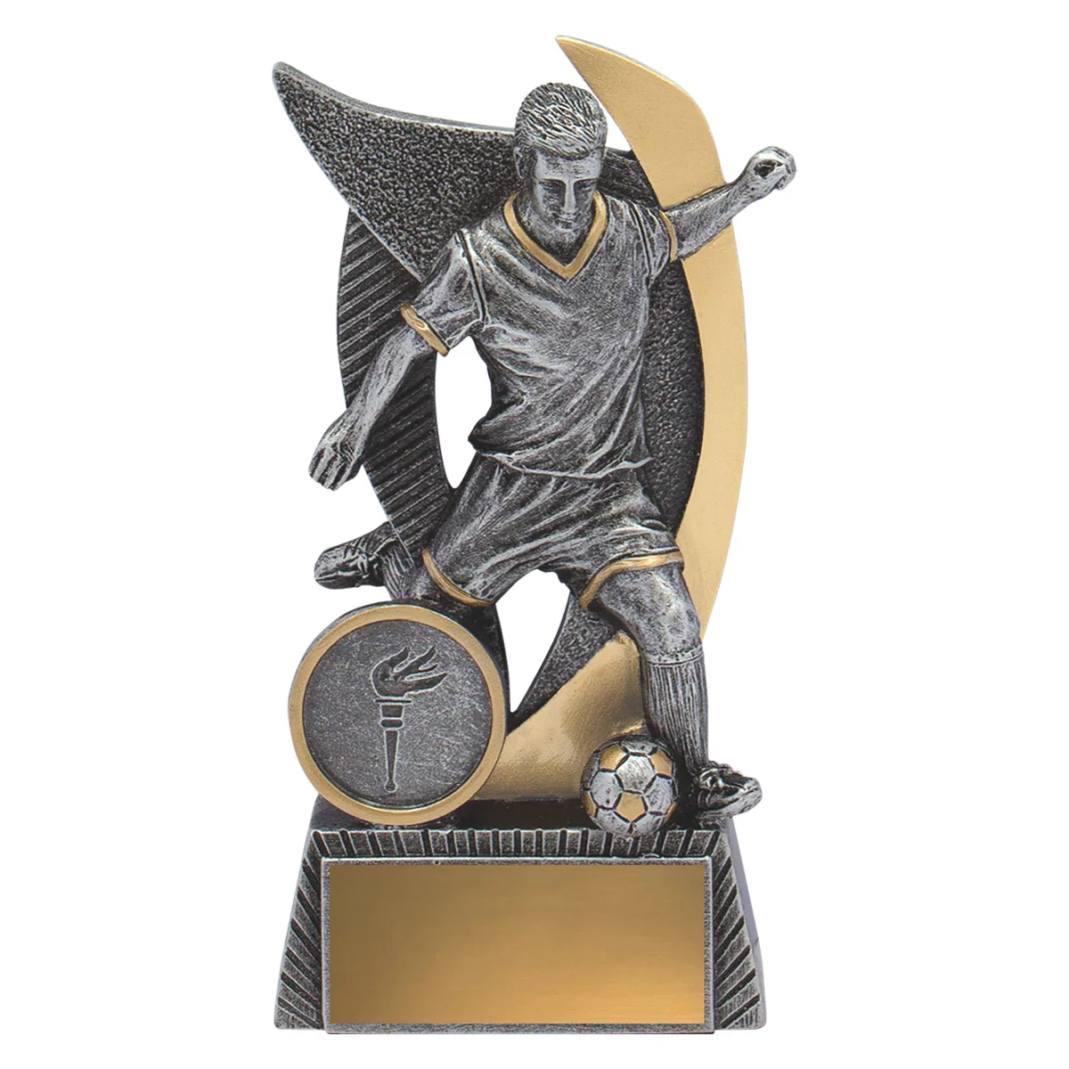 a3180a-silver Silver warrior - male with resin construction