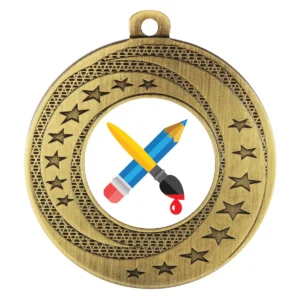 Gold wayfare - arts with metal construction