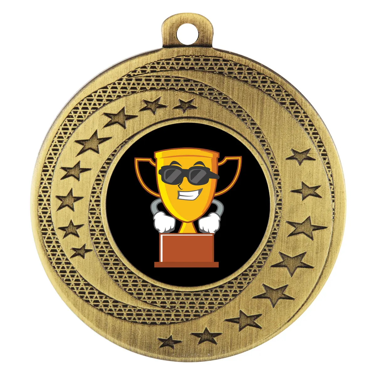 asw102g-gold Gold wayfare - character with metal construction