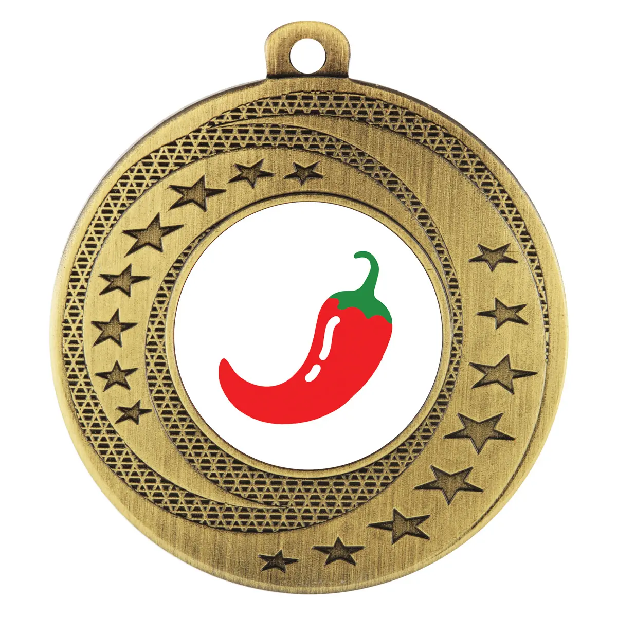 asw108g-gold Gold wayfare - chilli with metal construction