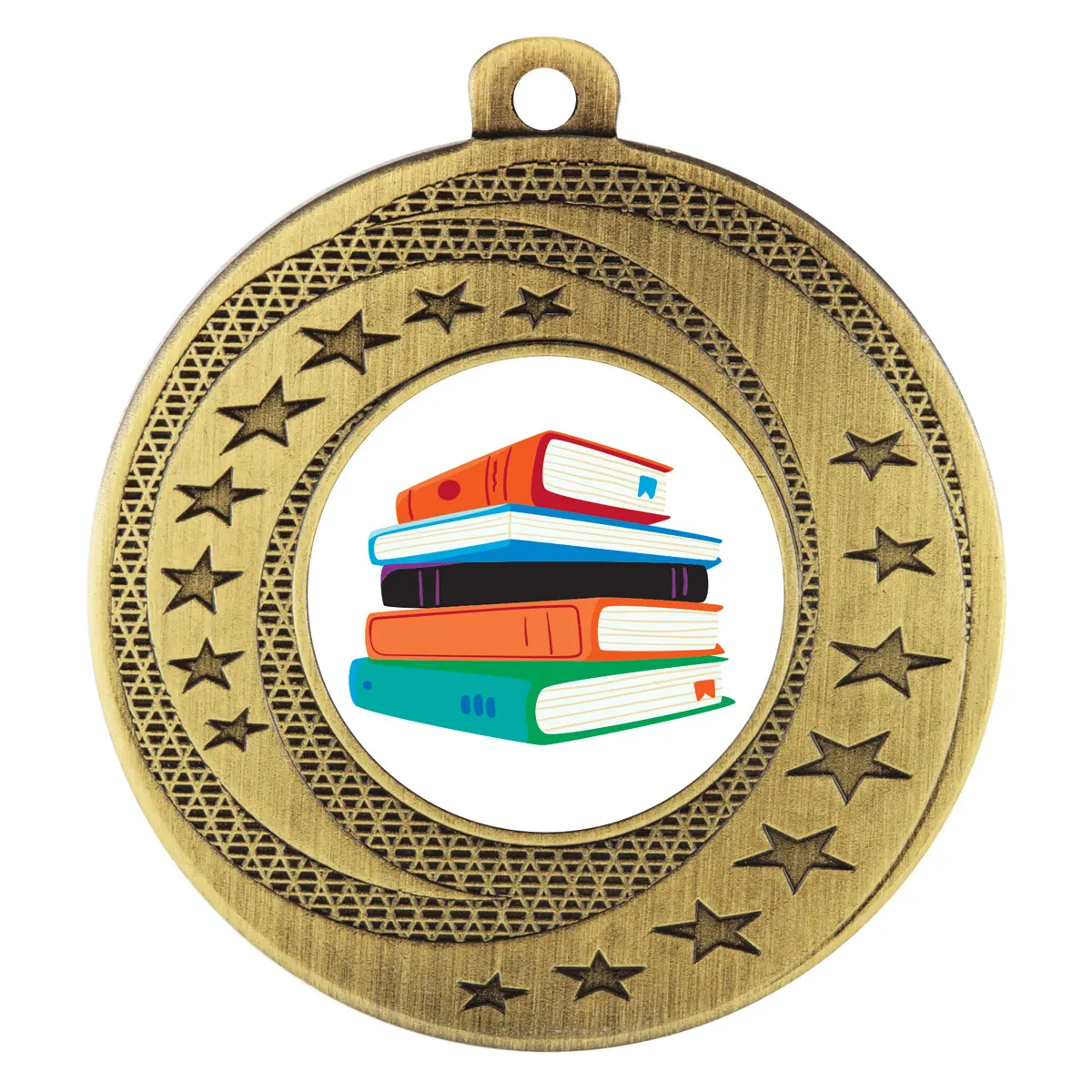 asw123g-gold Gold wayfare - literature with metal construction