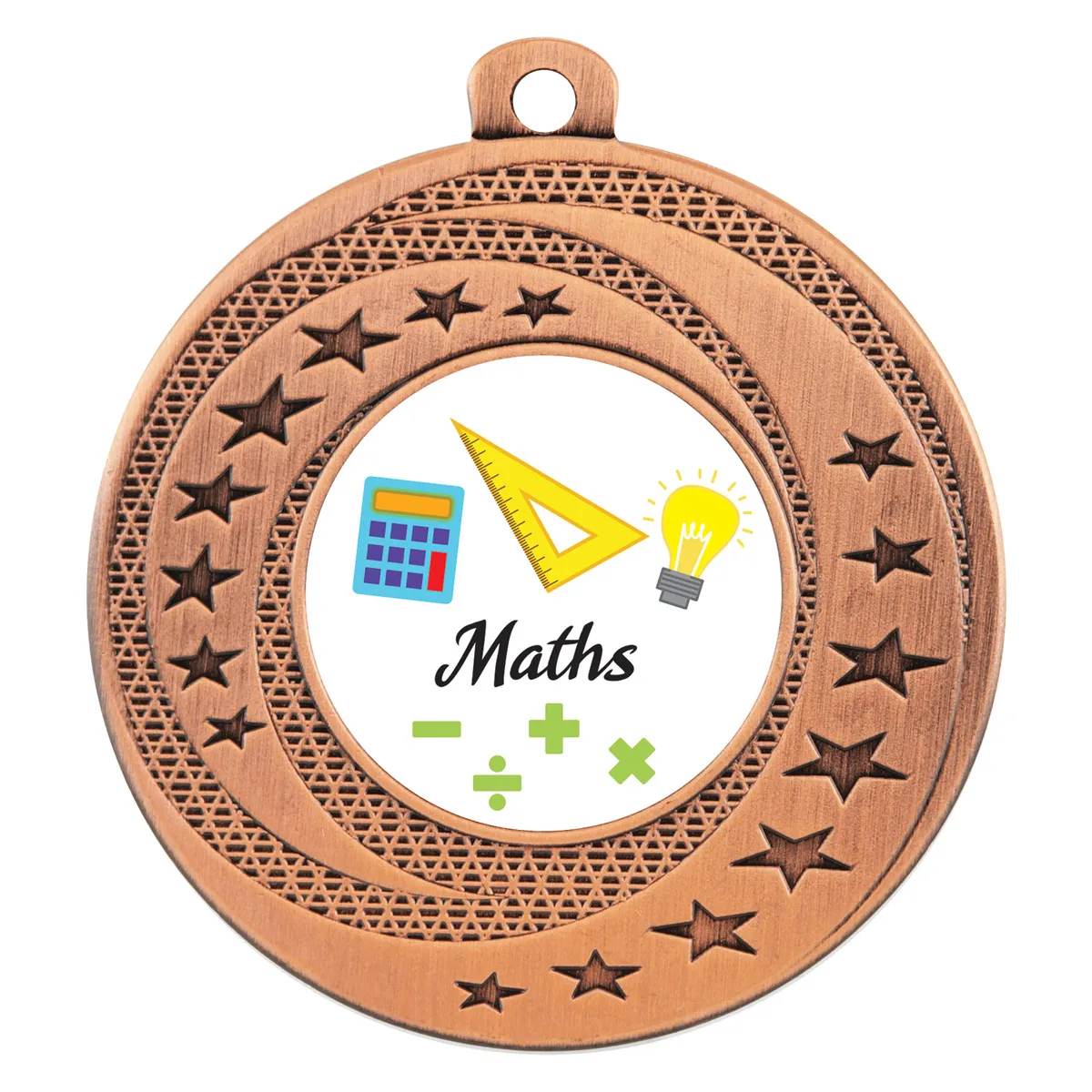 asw124b-bronze Bronze wayfare - maths with metal construction