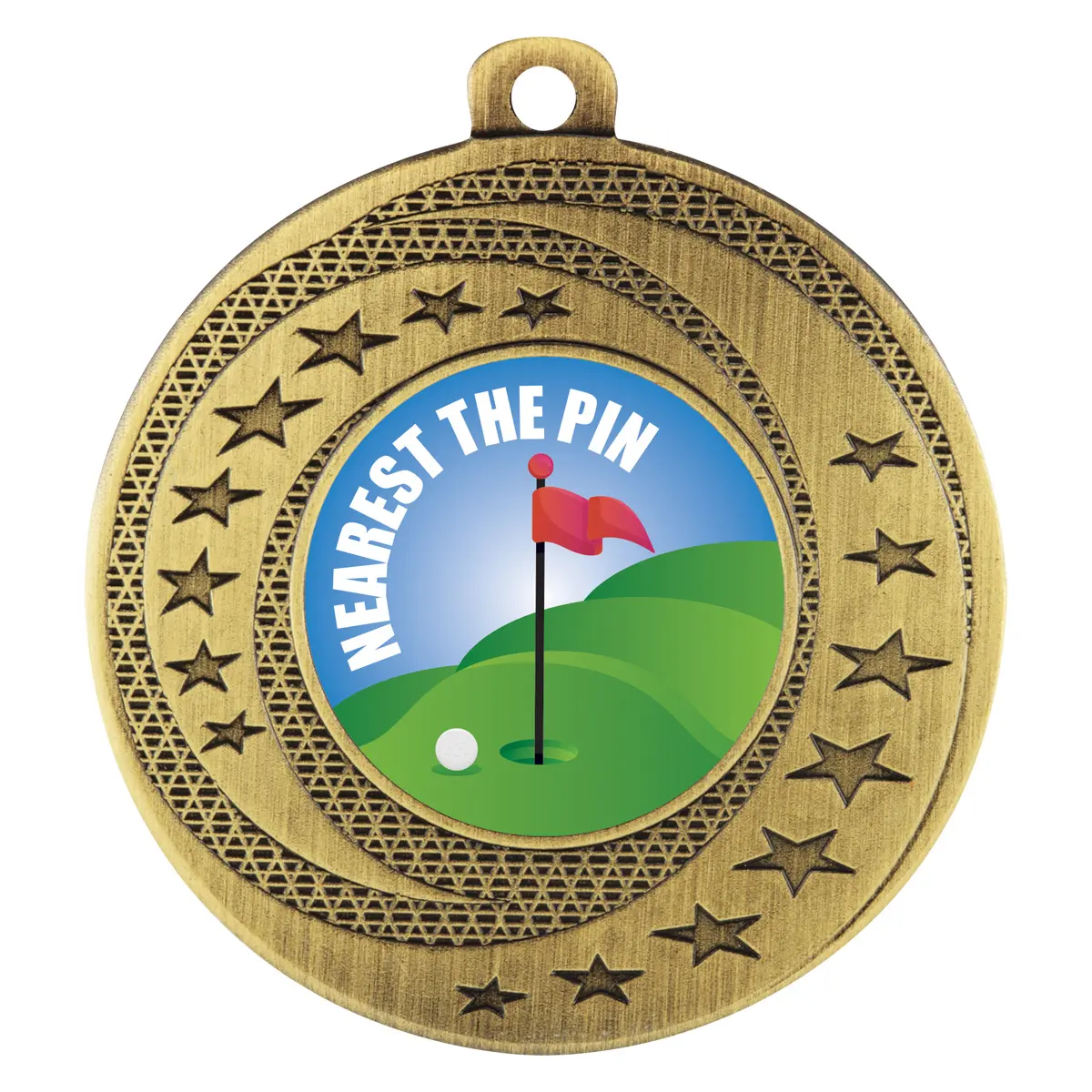 asw164g-gold Gold wayfare - nearest the pin with metal construction