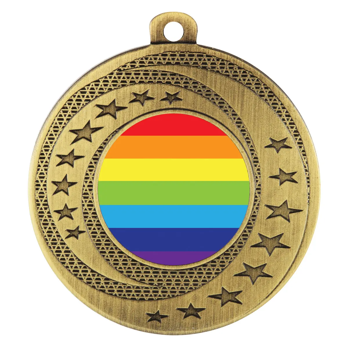 asw141g-gold Gold wayfare - rainbow with metal construction