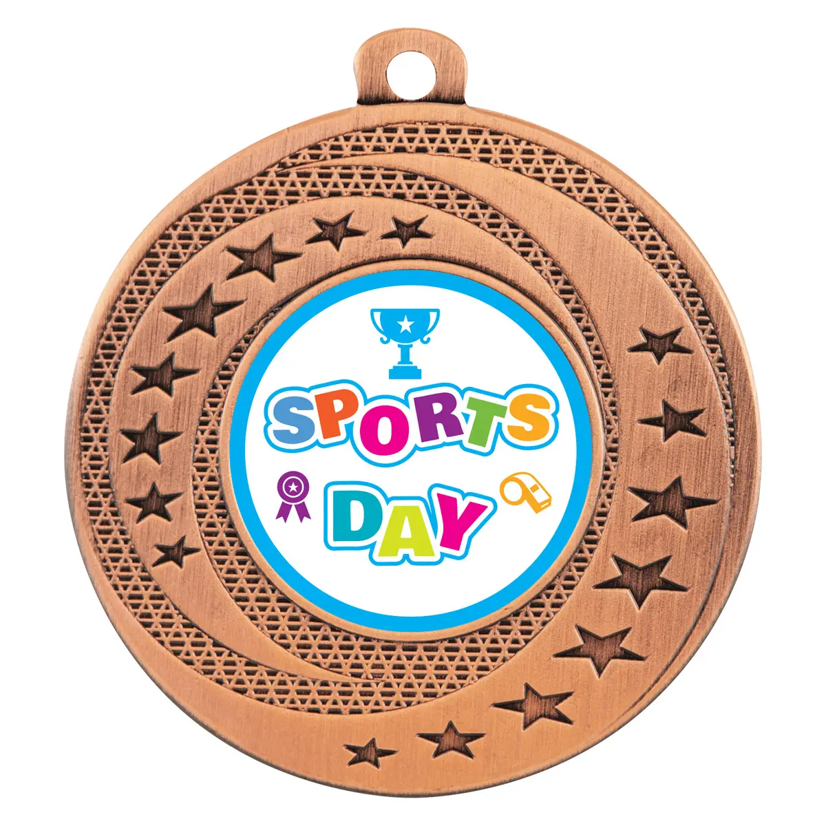 asw165b-bronze Bronze wayfare - sports day with metal construction