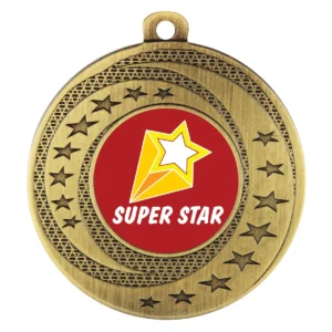 Gold wayfare - super star with metal construction