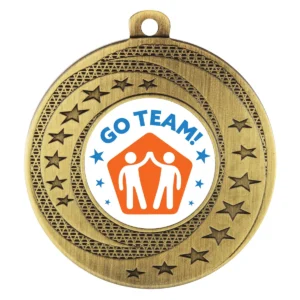 Gold wayfare - teamwork with metal construction