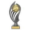 -gold Silver / gold whistle husky with plastic / metal / marble construction