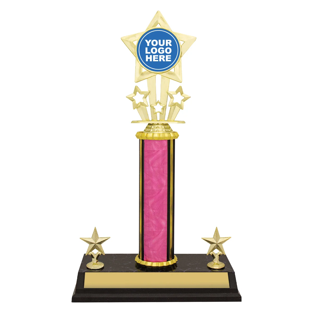 ptr14-pink Pink wildcat trophy with plastic construction